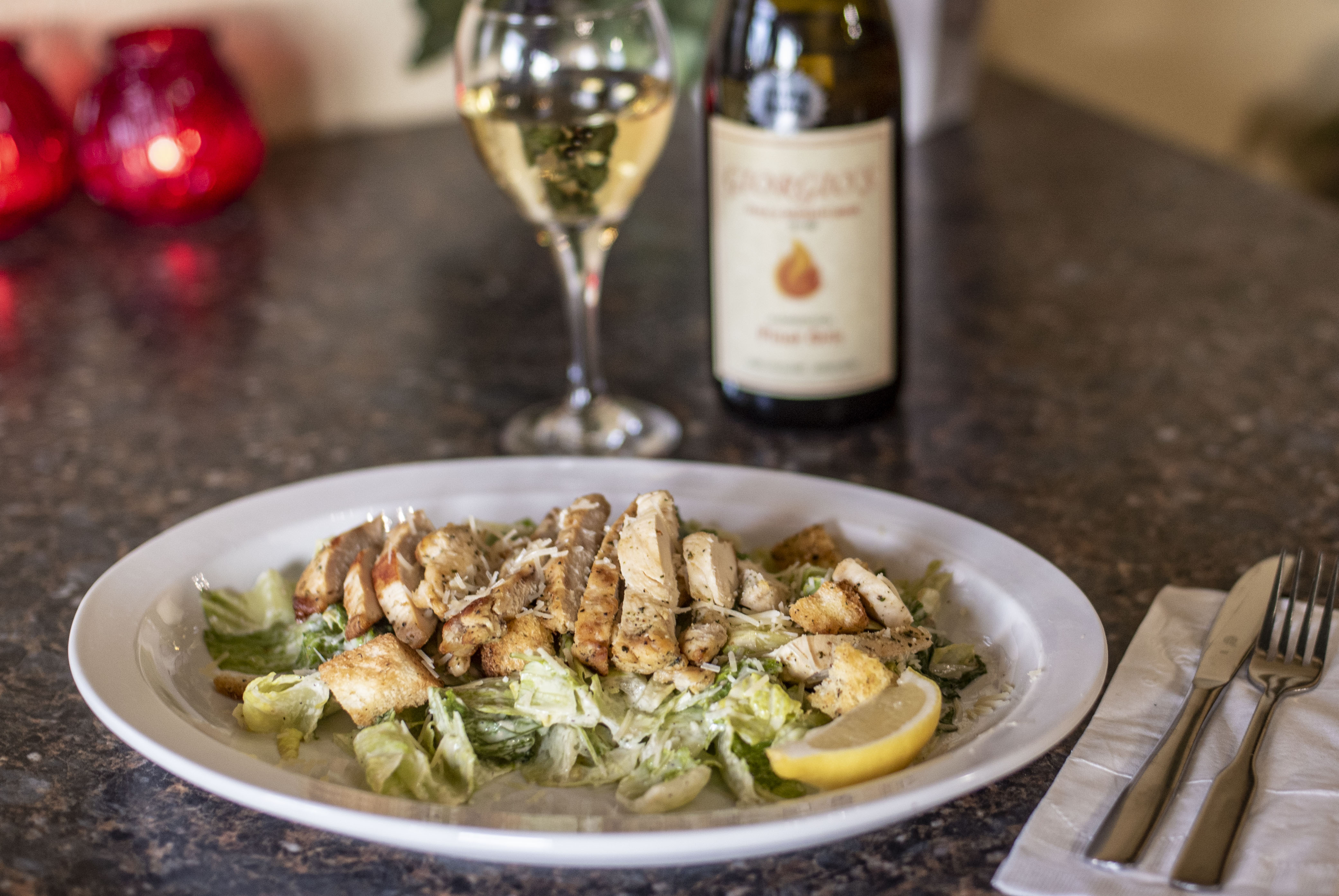 Arranged Food and Objects