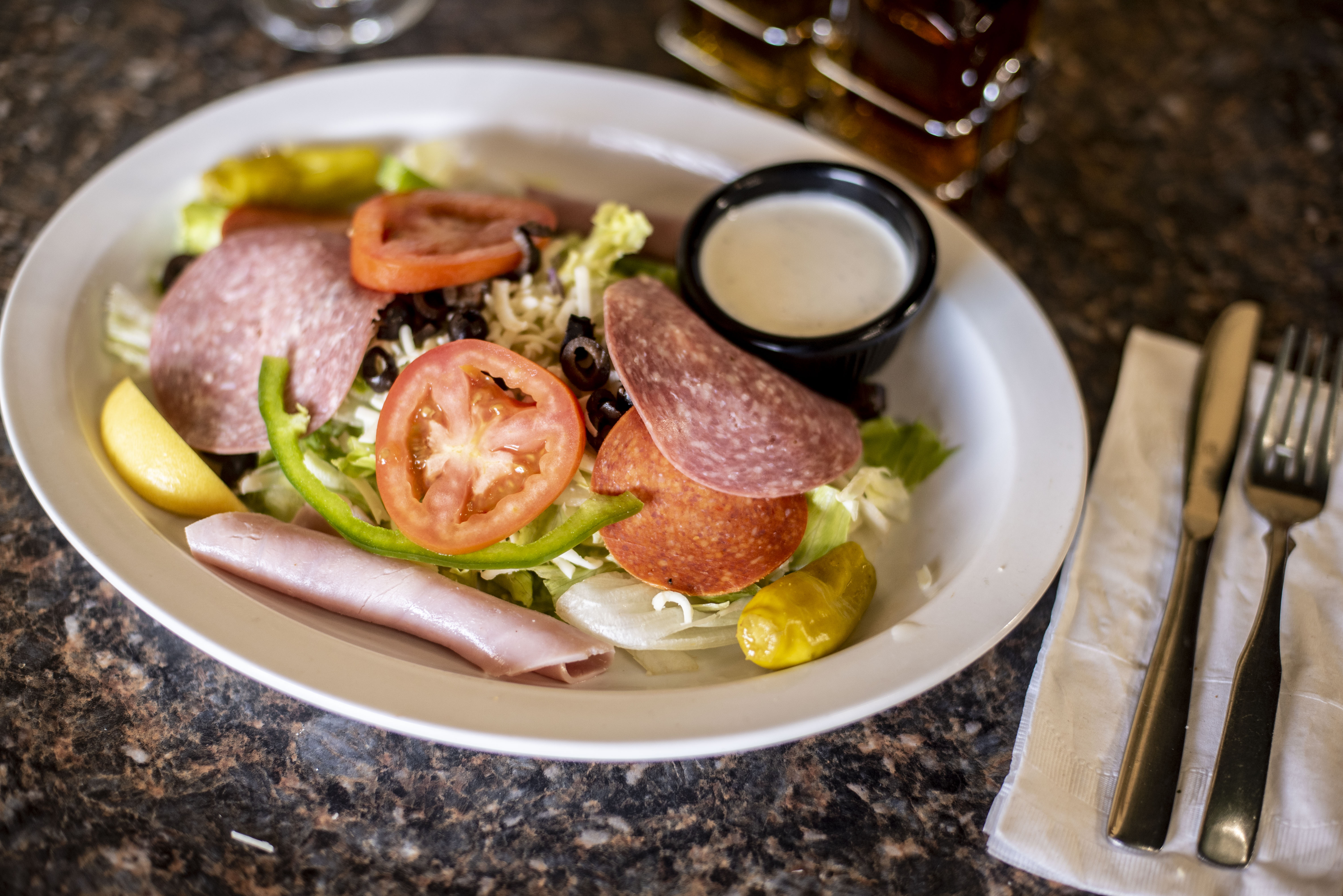 Arranged Food and Objects
