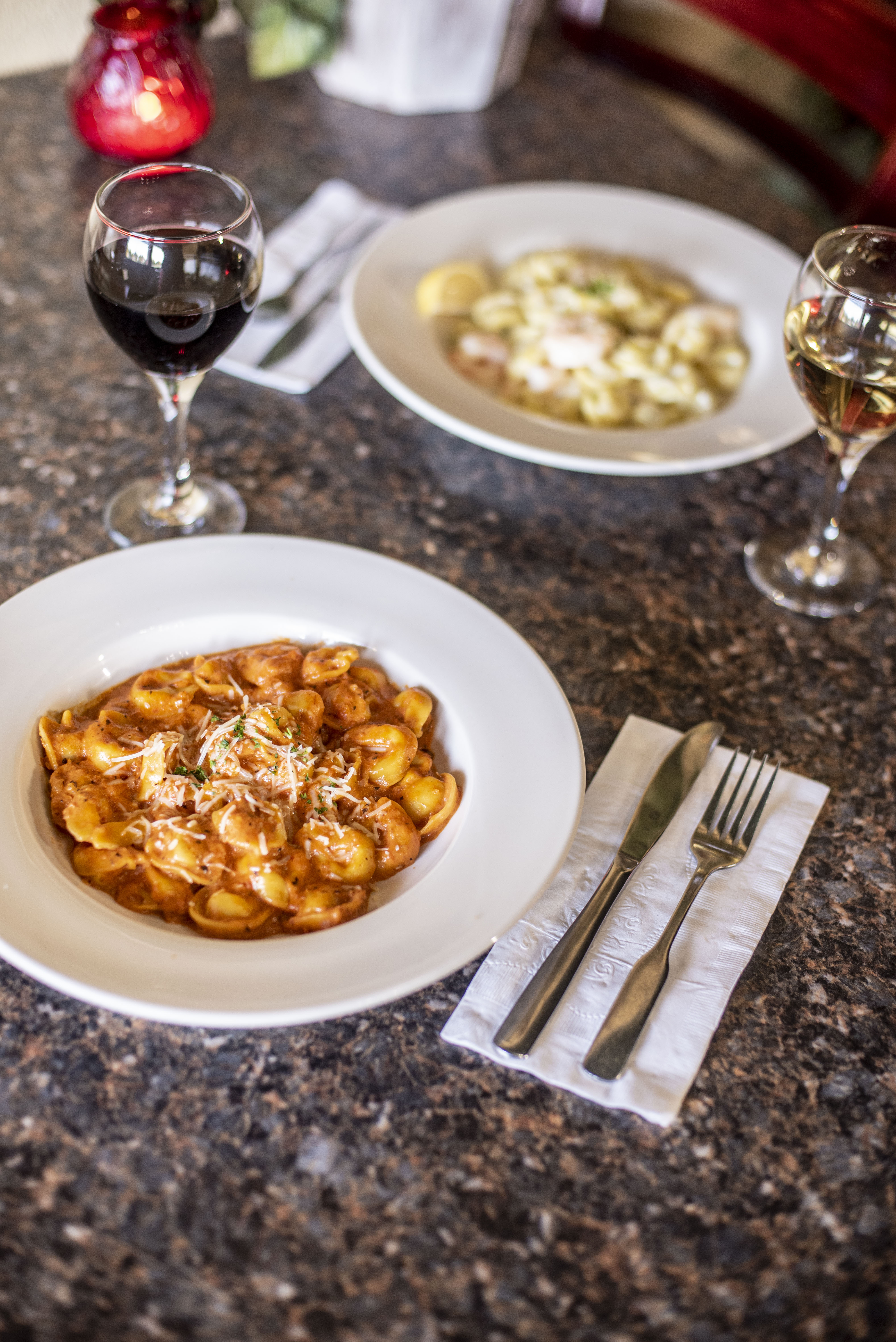 Arranged Food and Objects