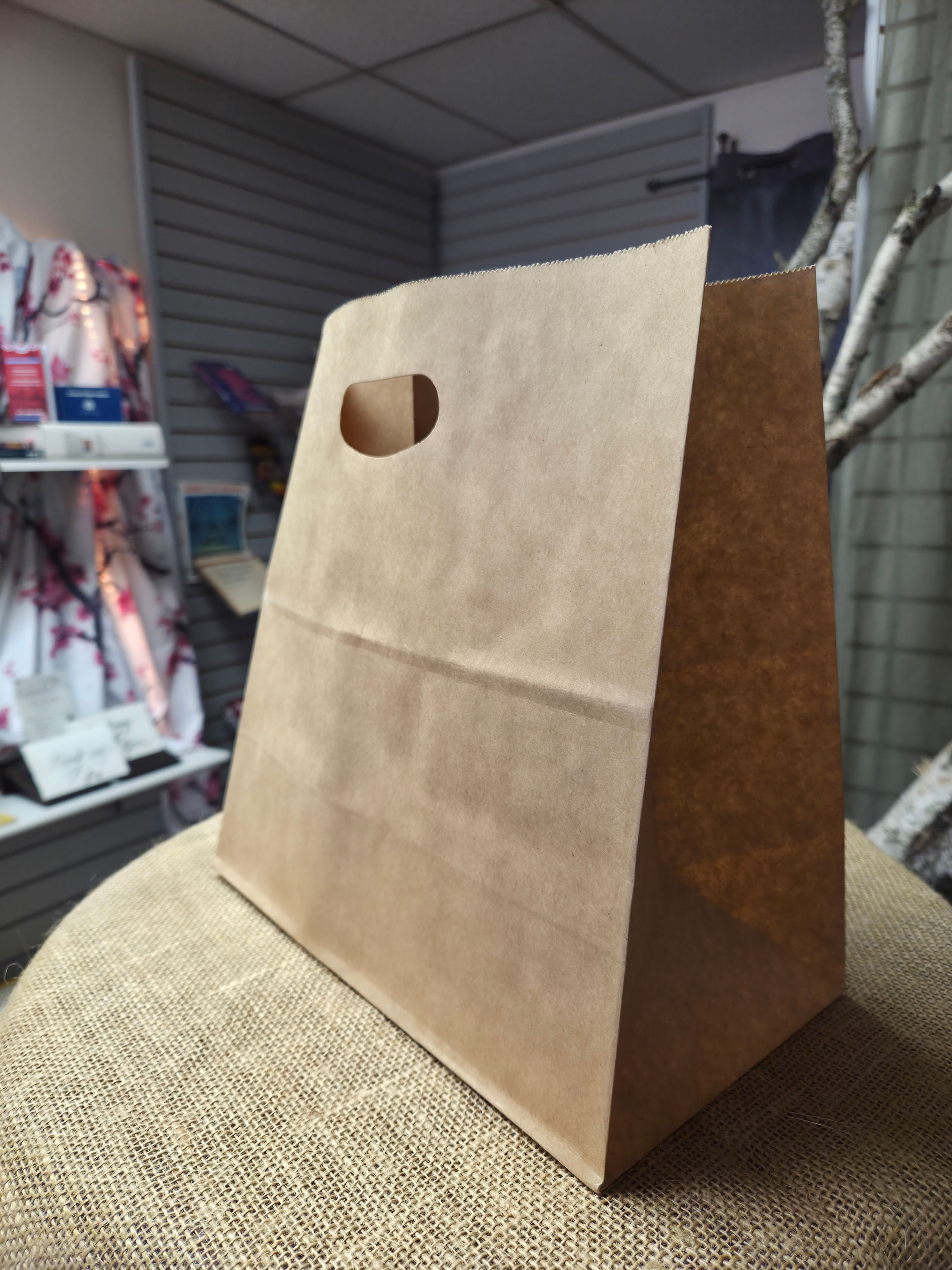 Custom Calligraphy Gift Bags with Floral Accents