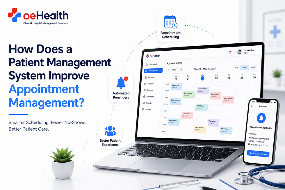 How Does a Patient Management System Improve Appointment Management?