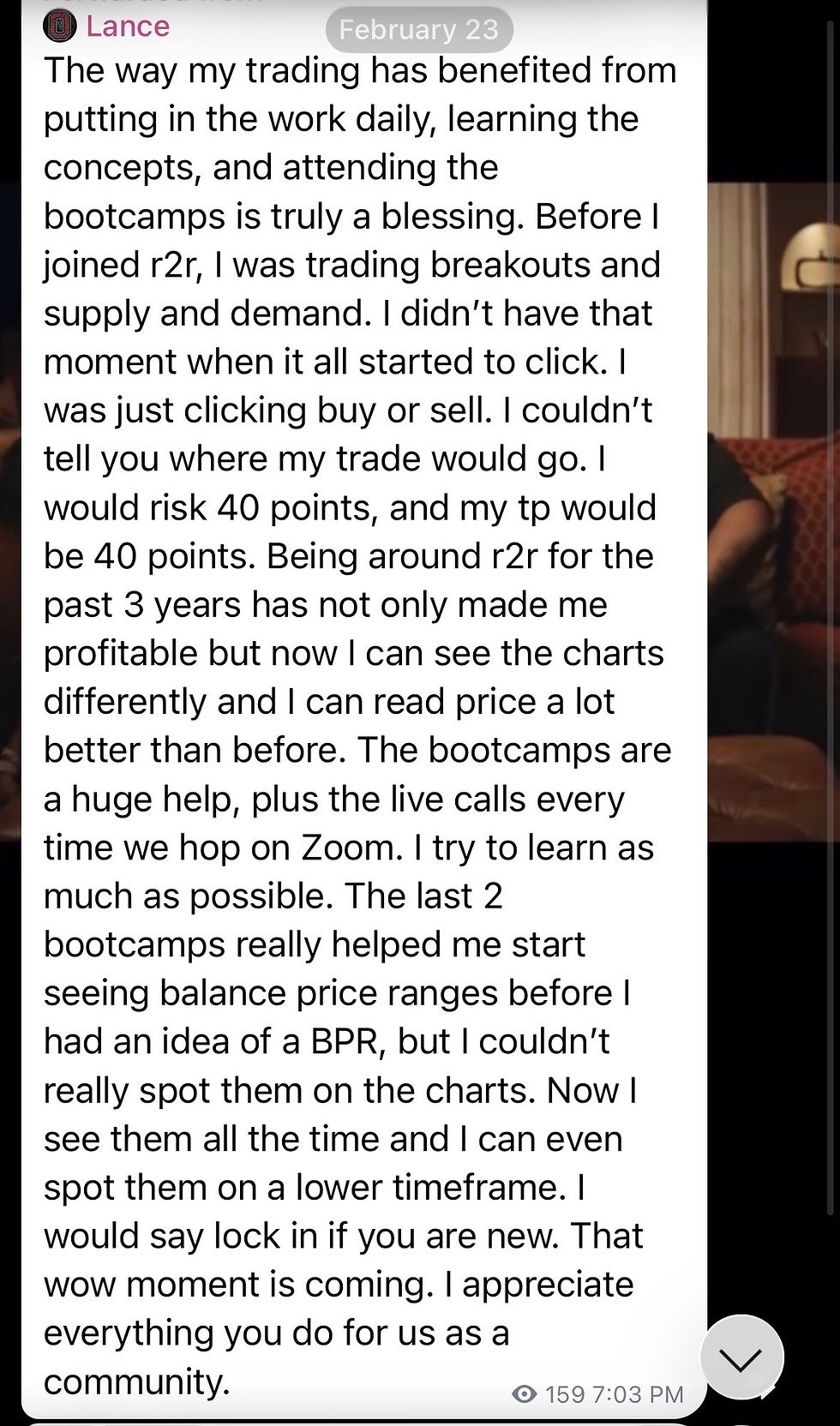 Telegram Testimonial tall portrait