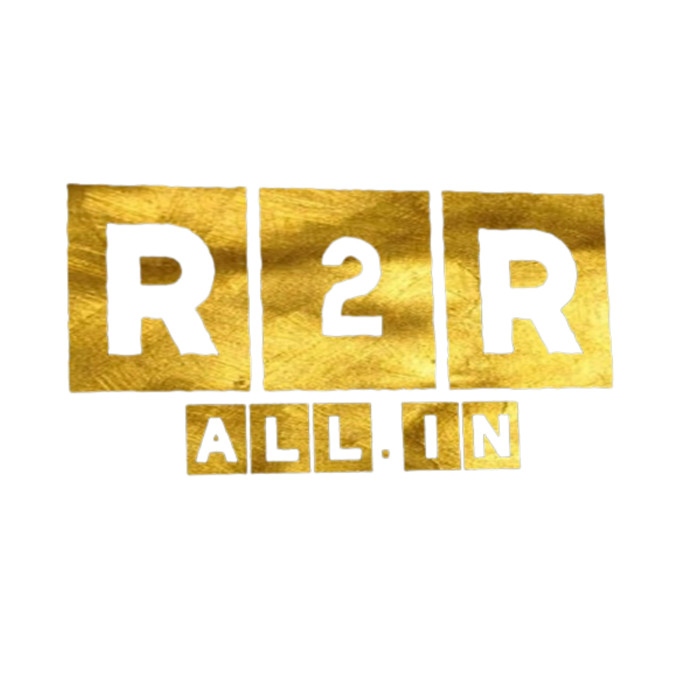 Gold R2R ALL IN logo