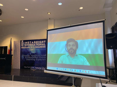 Dr. Pratik Mungekar Delivers Keynote Address on "Artificial Intelligence in Education: Enhancing Learning Experiences" at 2nd International Research Congress.