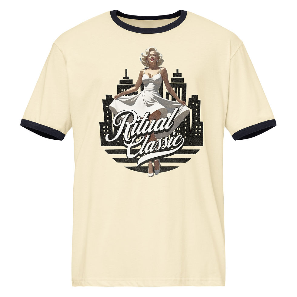 Thumbnail: Ritual Classic Marilyn ringer t-shirt glossy