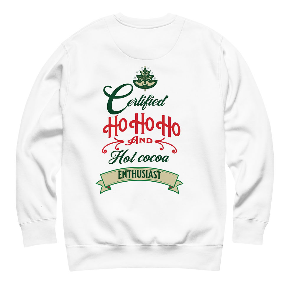 Thumbnail: Ho Ho Ho Sexy Xmas Sweatshirt glossy