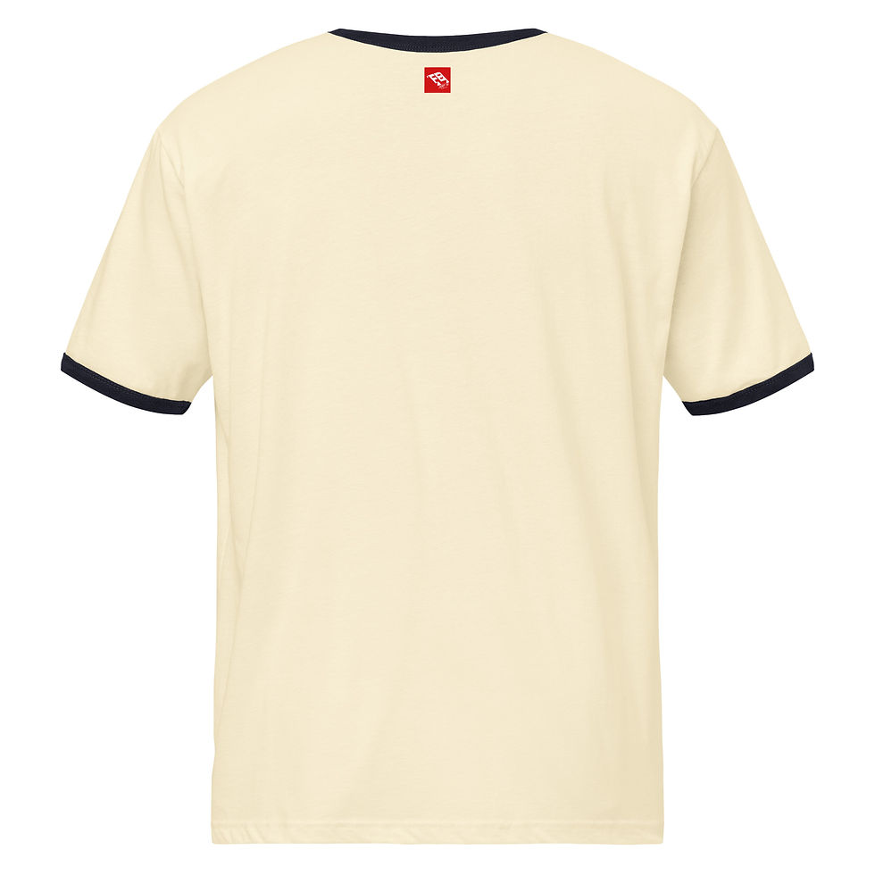 Thumbnail: Wake Up With Coffee Unisex ringer t-shirt Glossy Print