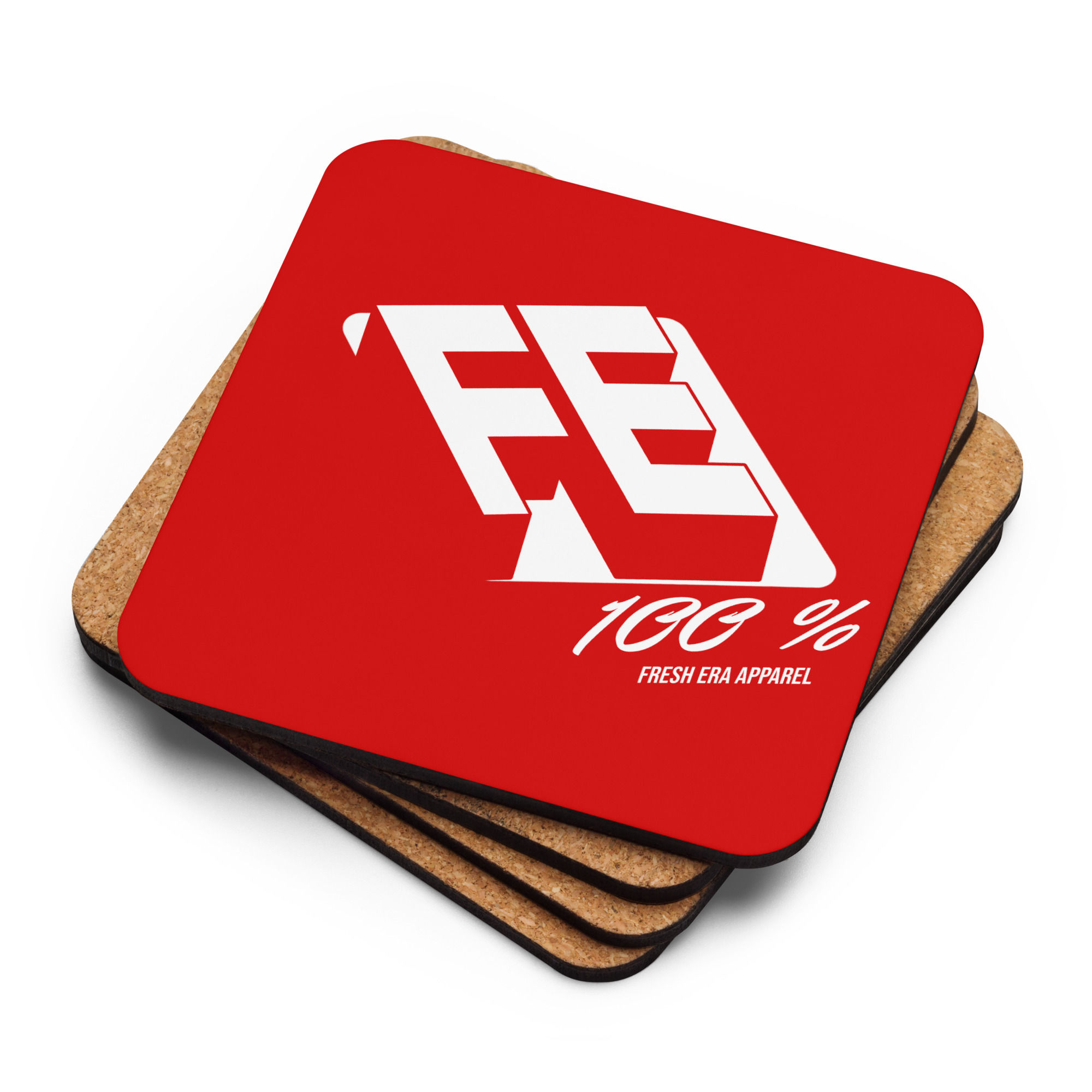 Fresh Era Branded Cork-back coaster