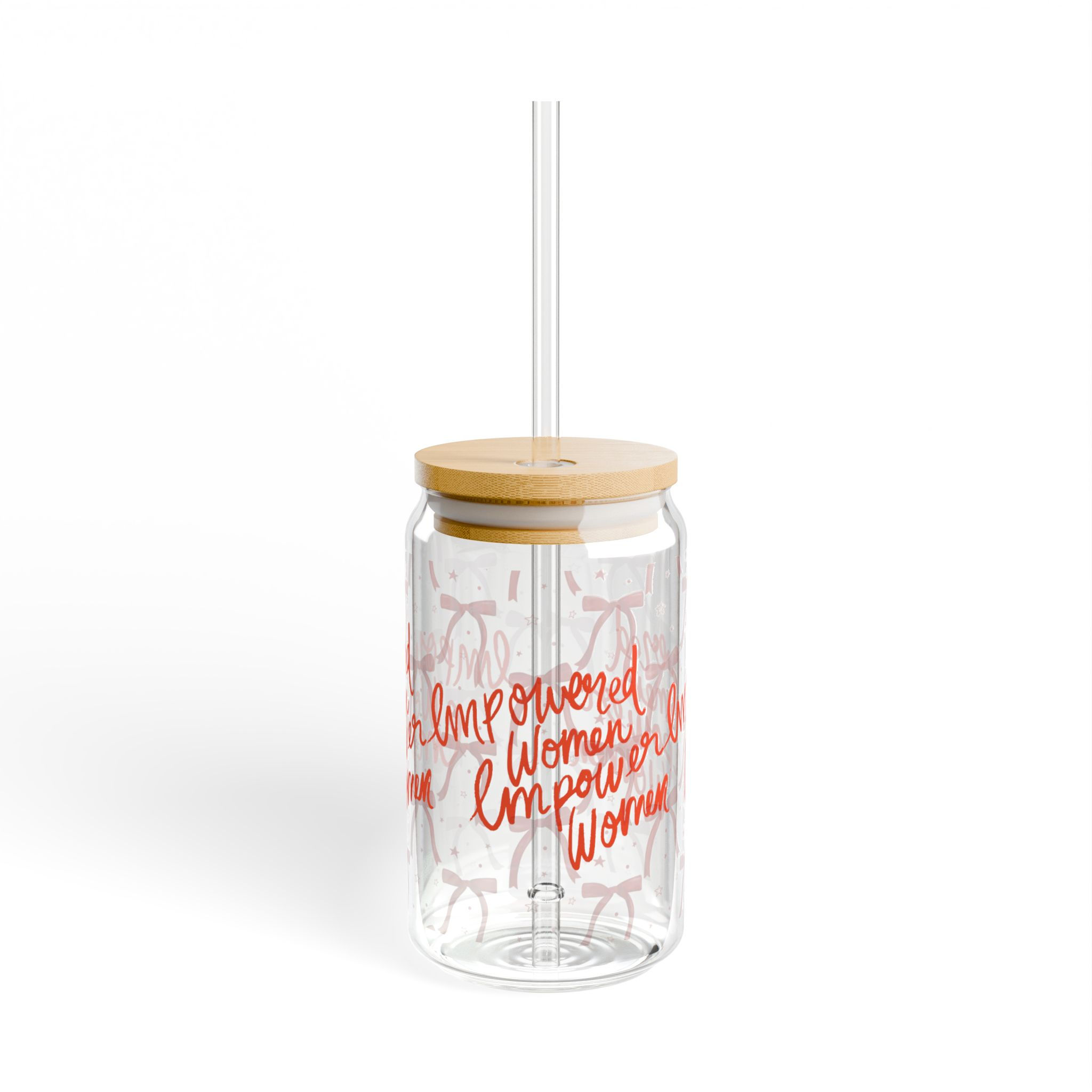 Empowered Women, Empower Women Sipper Glass, 16oz
