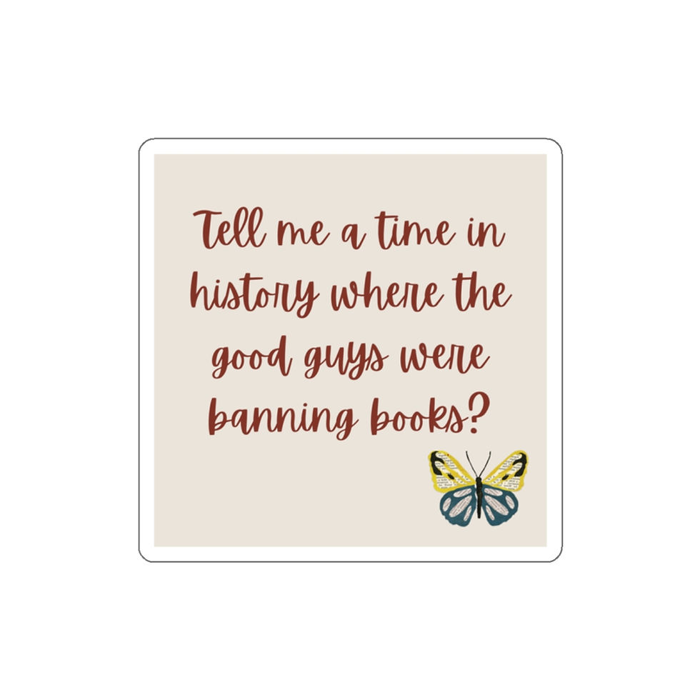 Die-Cut Stickers - Banned Books