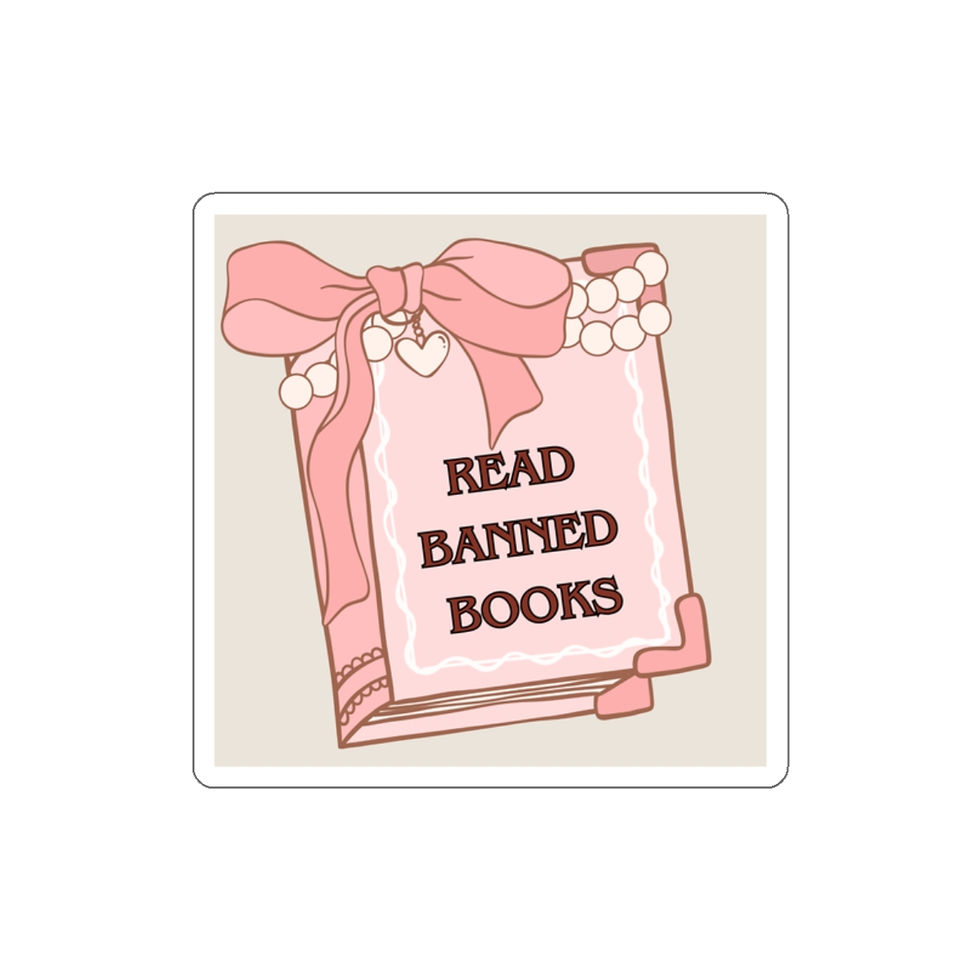 Die-Cut Stickers - Read Banned Books Magnet Design