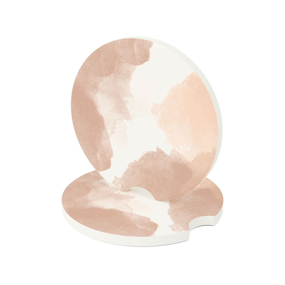 Thumbnail: Soapstone Car Coaster - Natural