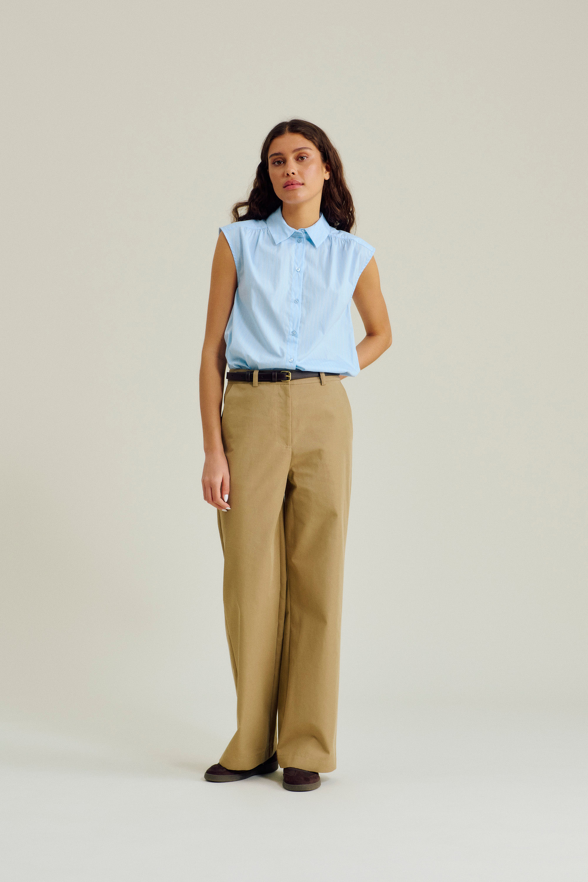Baltimore Shirt - Light Blue Stripe