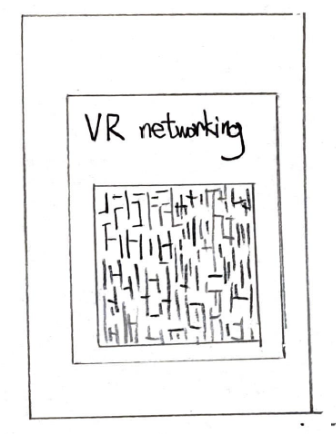 VR networking business cards.