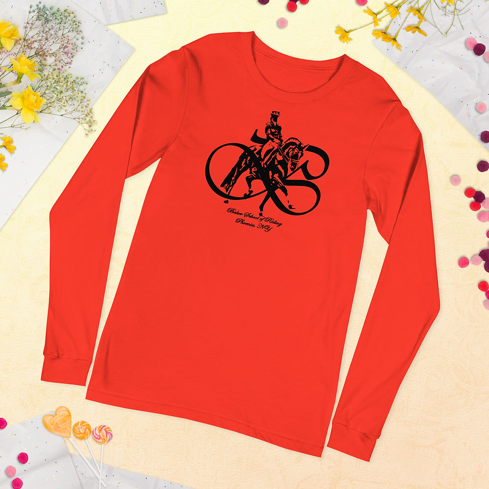 Thumbnail: Baker School of Riding Long Sleeve T-Shirt