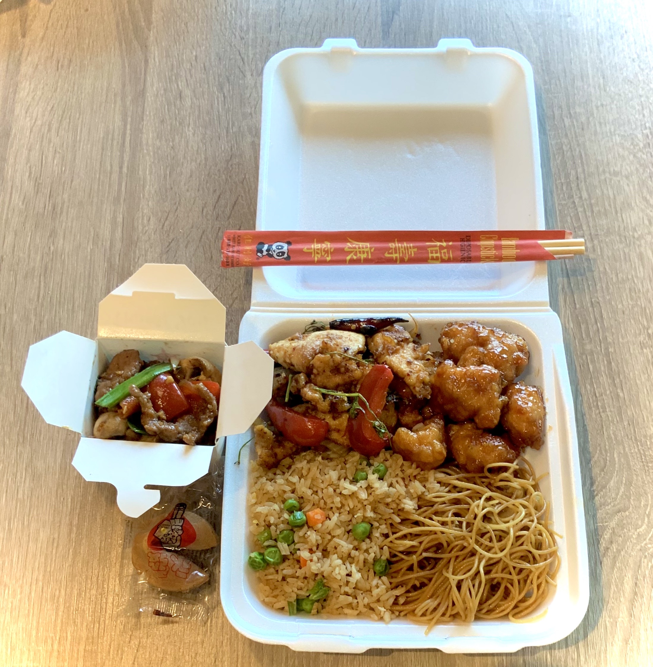 Arranged Food and Objects