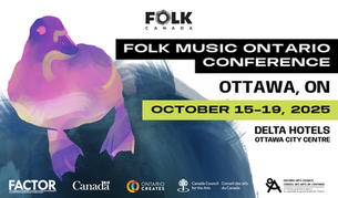 Two Official Showcases at Folk Music Ontario