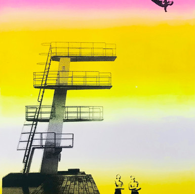 canicule serigraphie 50x70
