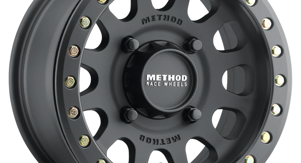 15X7 / 4X136 / +13 / LLANTA METHOD MR401 MATTE BLACK