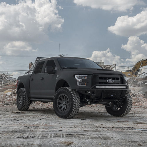 Miniatura: 6X139.7 / 18X9.0 / -12 / LLANTA BLACK RHINO WARLORD MATTE BLACK W/MACHINE