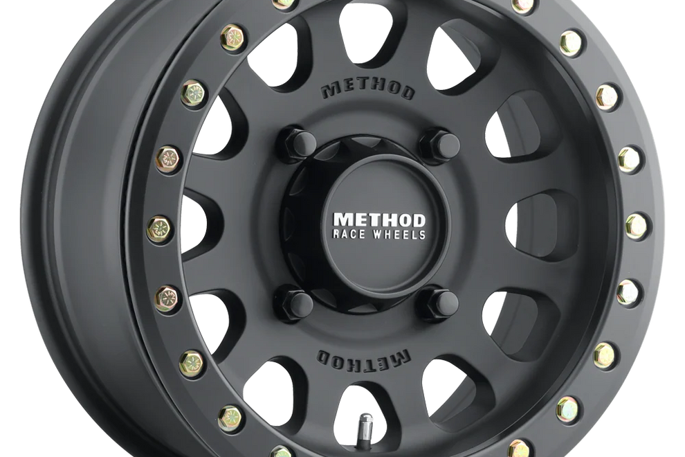 6X139.7 / 15X7 / +38 / LLANTA METHOD MR401 BEADLOCK MATTE BLACK
