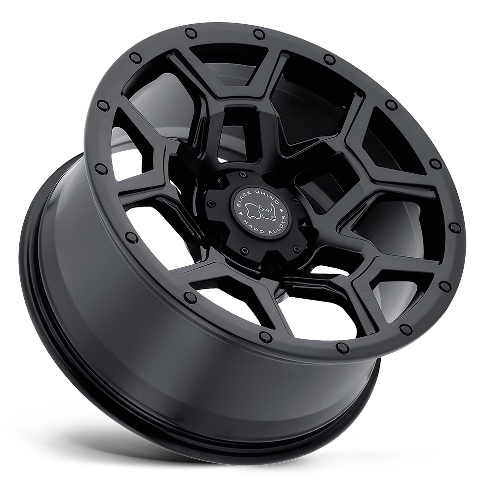 Miniatura: 5X120 / 17X8 / +35 / LLANTA BLACK RHINO OVERLAND MATTE BLACK