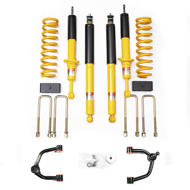 KIT SUSPENSIÓN PROSHOCK TOYOTA HILUX VIGO 2013 (2.5") CON BLOCK TRAS
