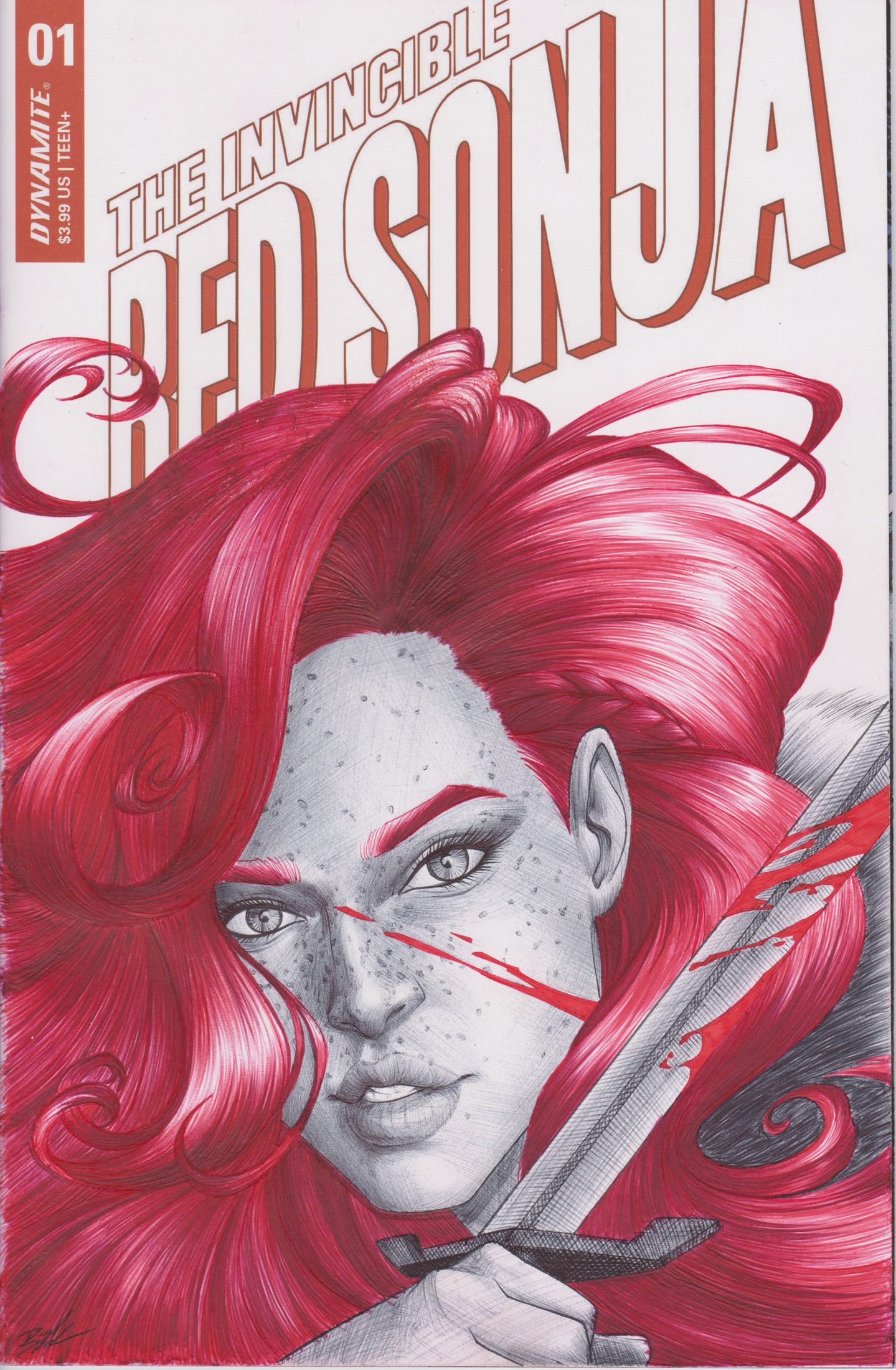 Red Sonja sketch cover
