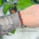 Thumbnail: Aries Zodiac Natural Semi-Precious 8mm Gemstone Healing Crystal Bracele