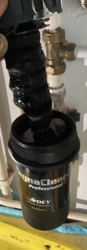 Central heating filter
