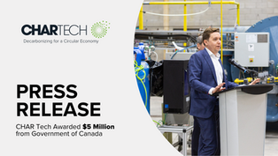 CHAR Tech Awarded $5 Million from Government of Canada 