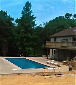 in ground pool | above ground pool
