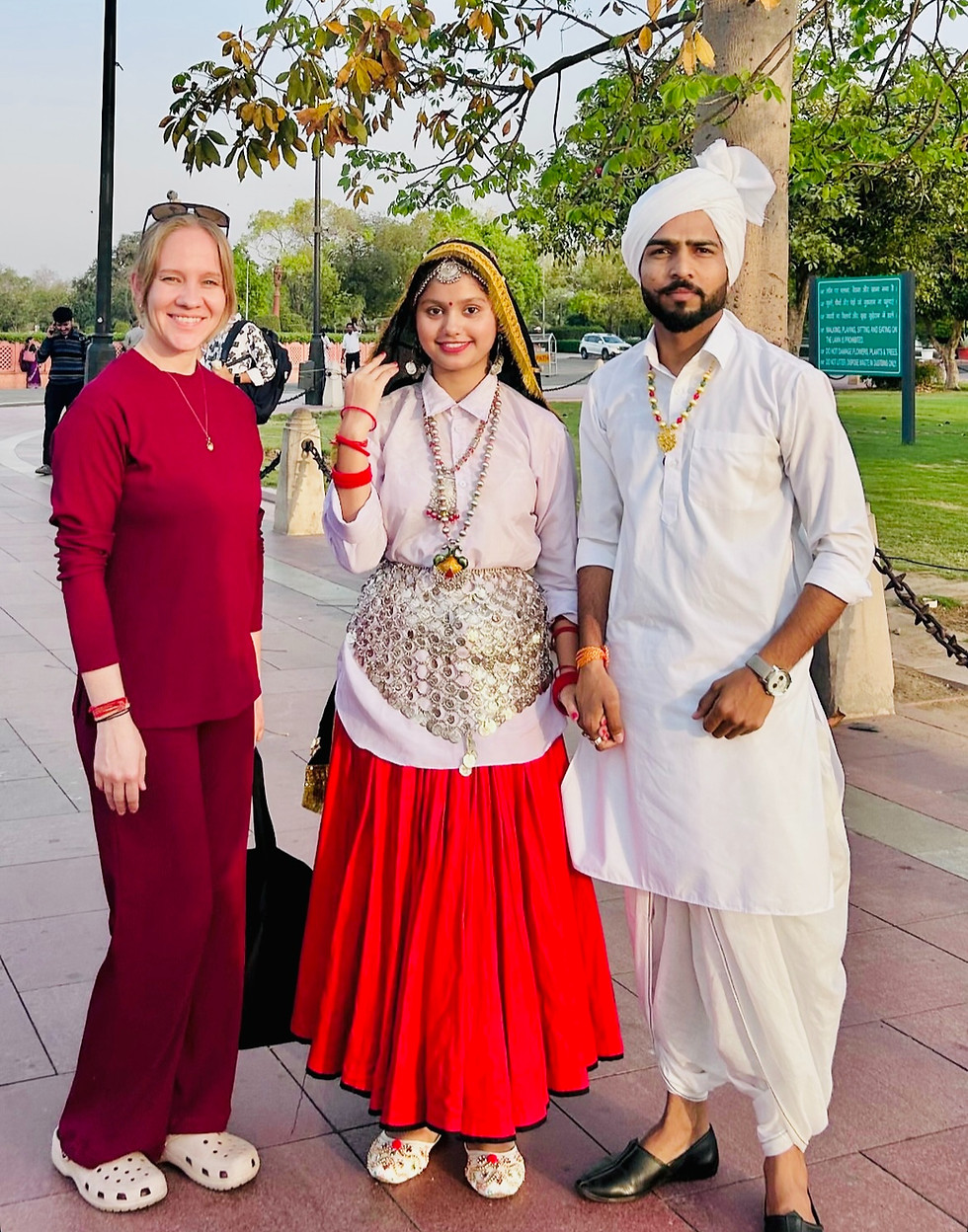 Traditional dress of Indian villages