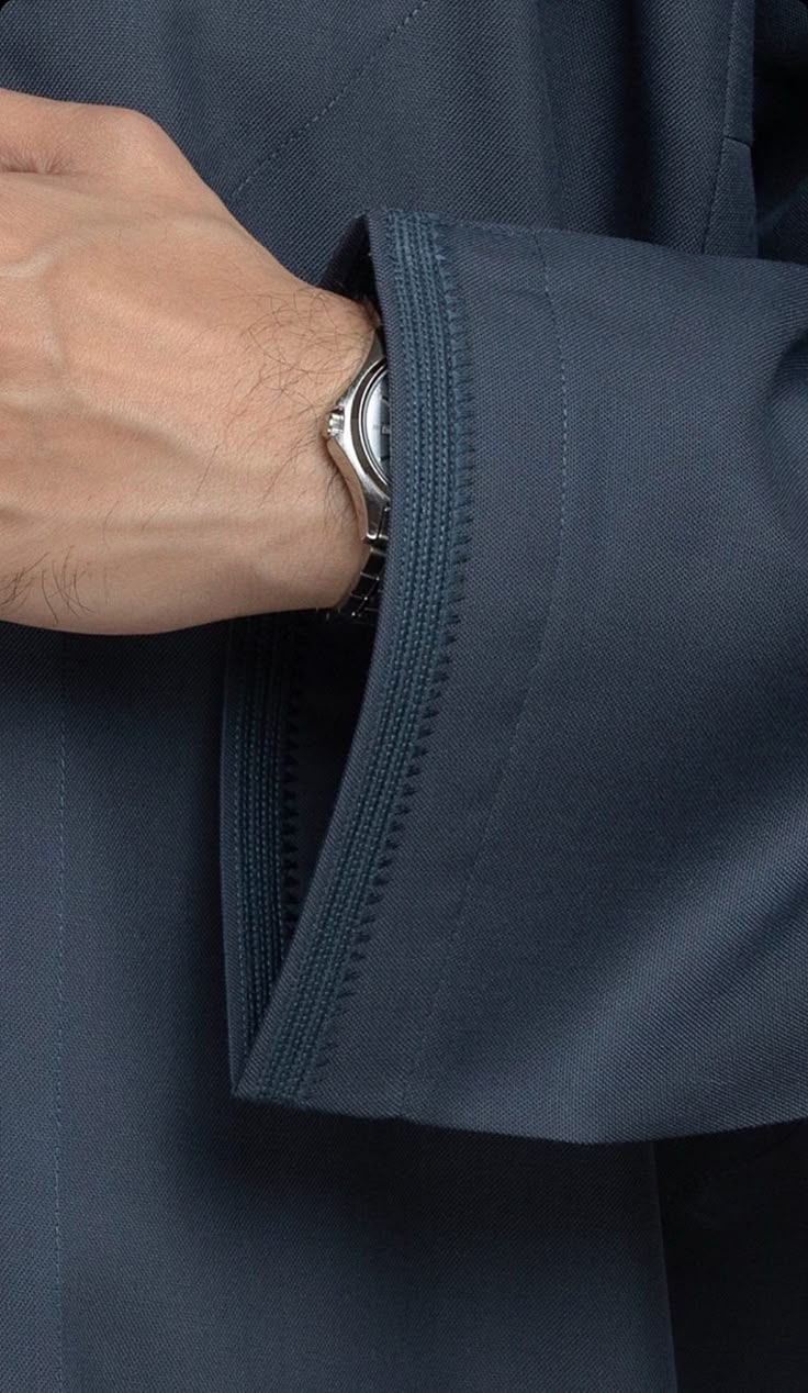 Navy Blue Colored omani dishdasha for men