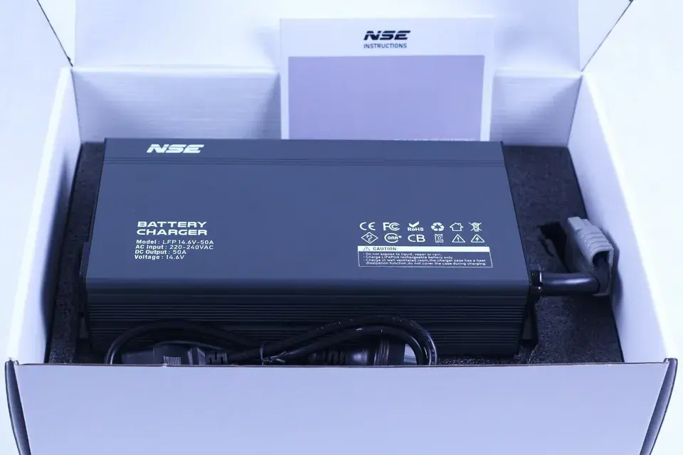 Thumbnail: NSE 12V 50A LiFePO4 Lithium Battery Charger AC240V to DC14.6V 50Amps