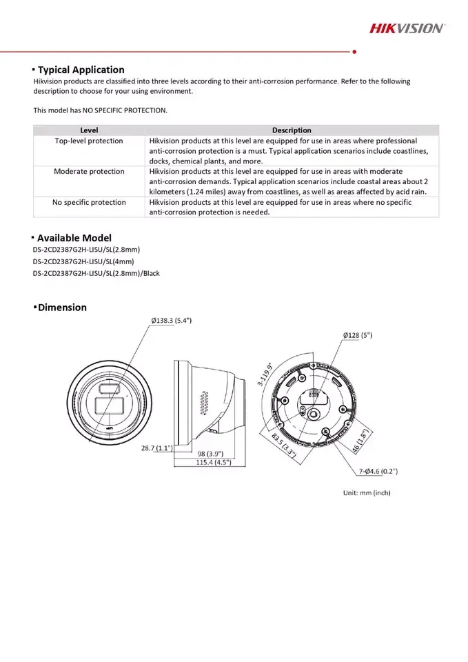 Thumbnail: Hikvision DS-2CD2387G2H-LISU/SL 8MP 4K Smart Hybrid Light ColorVu Turret Camera