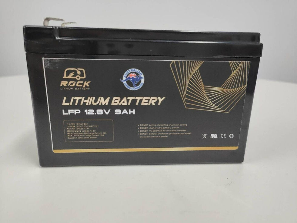 Thumbnail: Rock Lithium Iron Phosphate (LiFePO4) Battery 12.8V 9AH