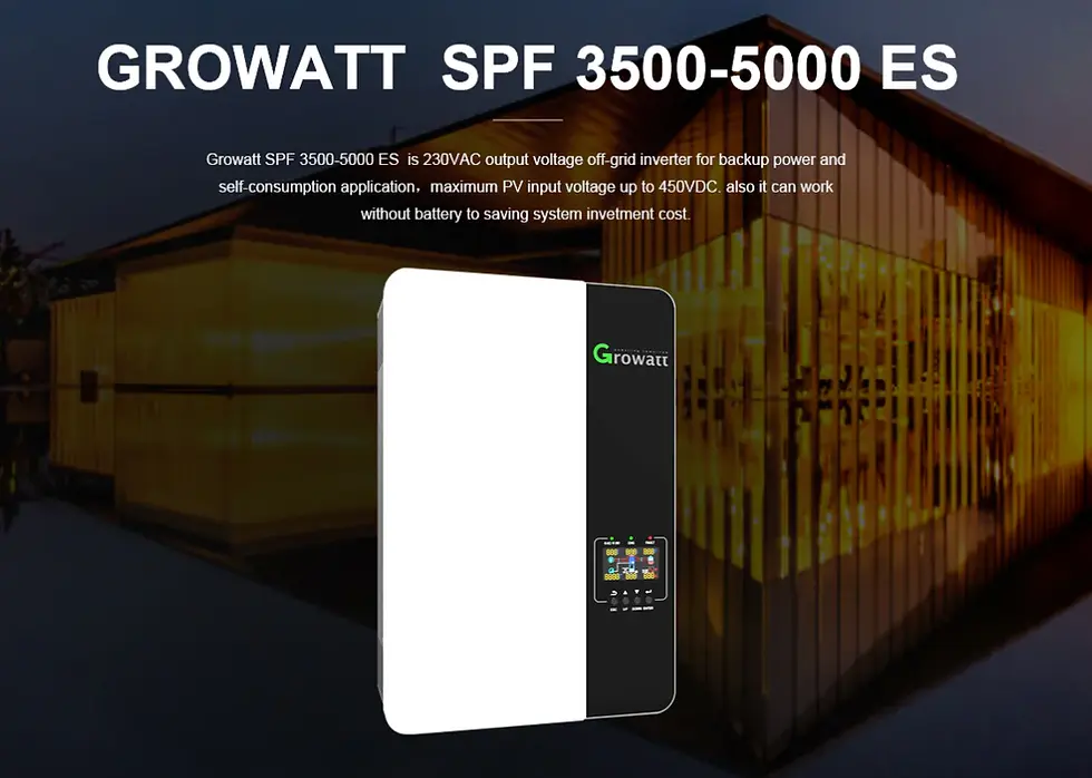 Thumbnail: Growatt SPF 3500 ES Off-Grid Inverter Support 48V Battery MPPT