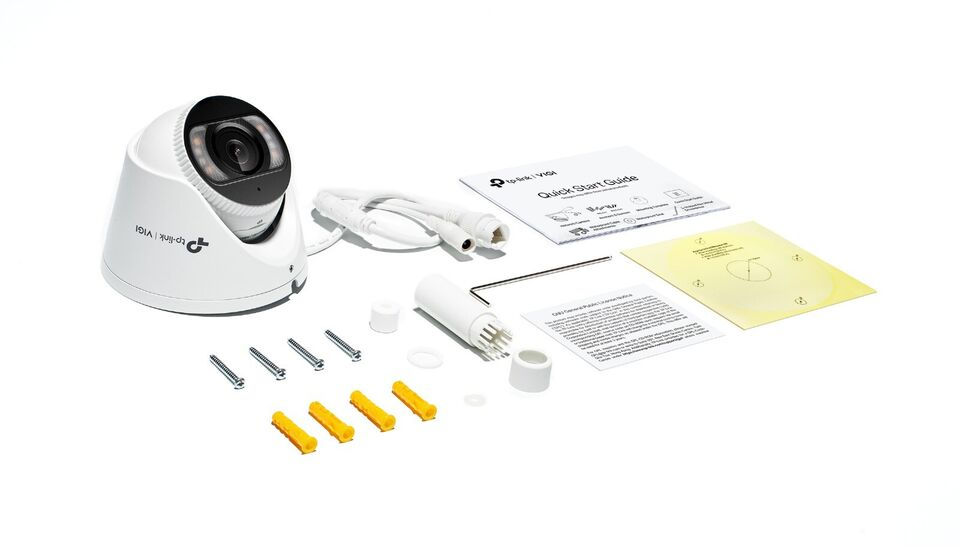 Thumbnail: TP-Link VIGI C485 8MP 4K Full-Color Turret Network CCTV Camera 2.8mm Fixed Lens