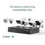 Thumbnail: TP-Link VIGI NVR1004H-4P 4 Channel PoE+ Network Video Recorder 4K HDMI Audio