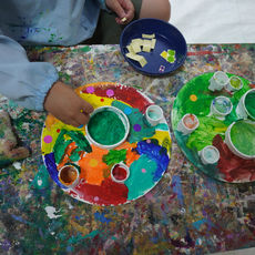 円柱のオブジェ