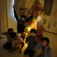 クリスマスツリー制作