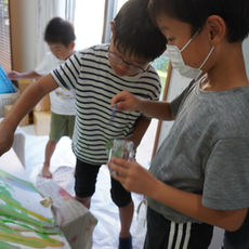 色水遊び 造形教室
