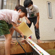 水遊び