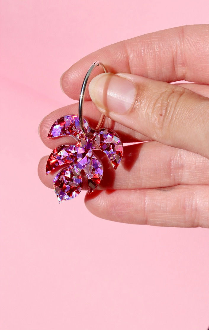 Miniatyrbild: Glitter bladhänge