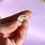 Miniaturebillede: 1x Marble Moon Pendant