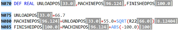 Test whether your calculations and functions in CNC programs are working correctly