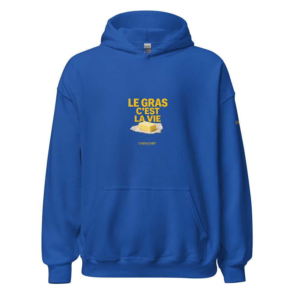 Thumbnail: Hoodie Le Gras C'est La Vie by Chef we Chef