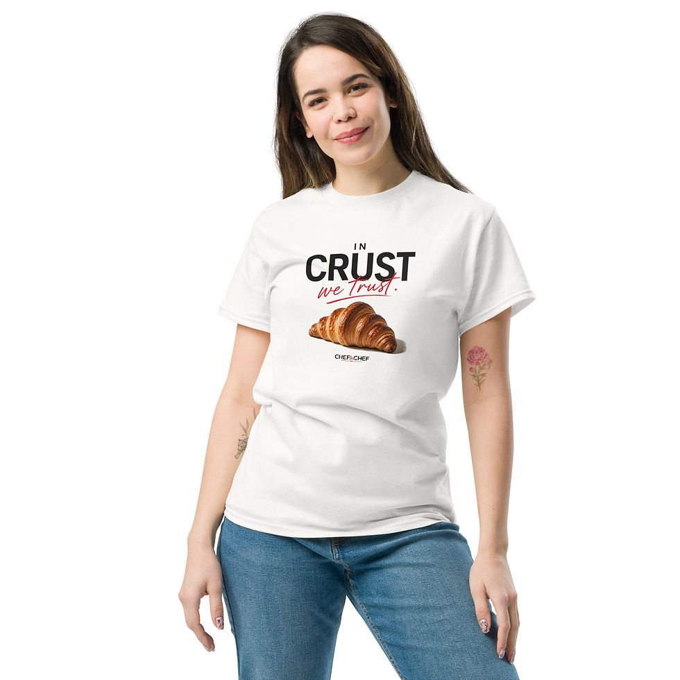 Thumbnail: T-shirt In Crust We Trust by Chef We Chef