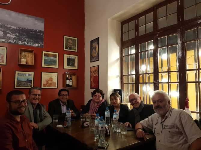 Riunione con la rappresentanza della Municipalidad Pronvicial de Chanchamayo.